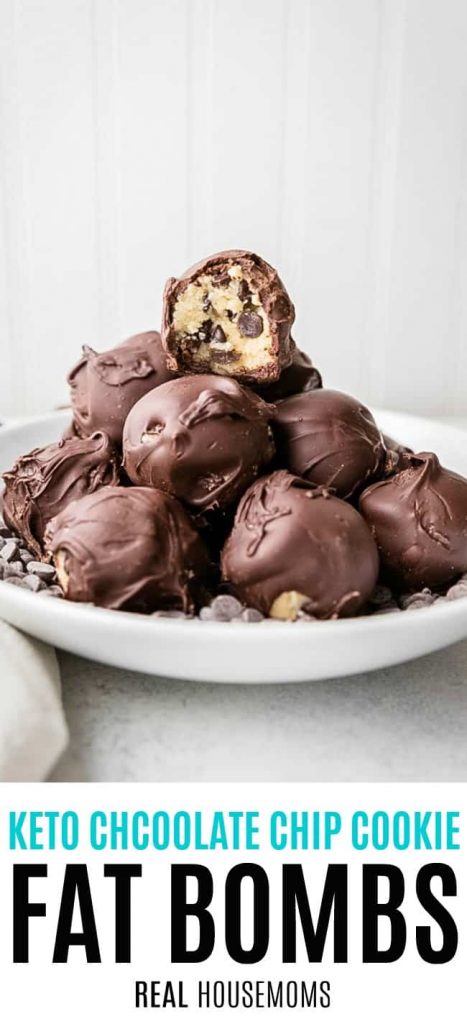 chocolate chip cookie fat bombs